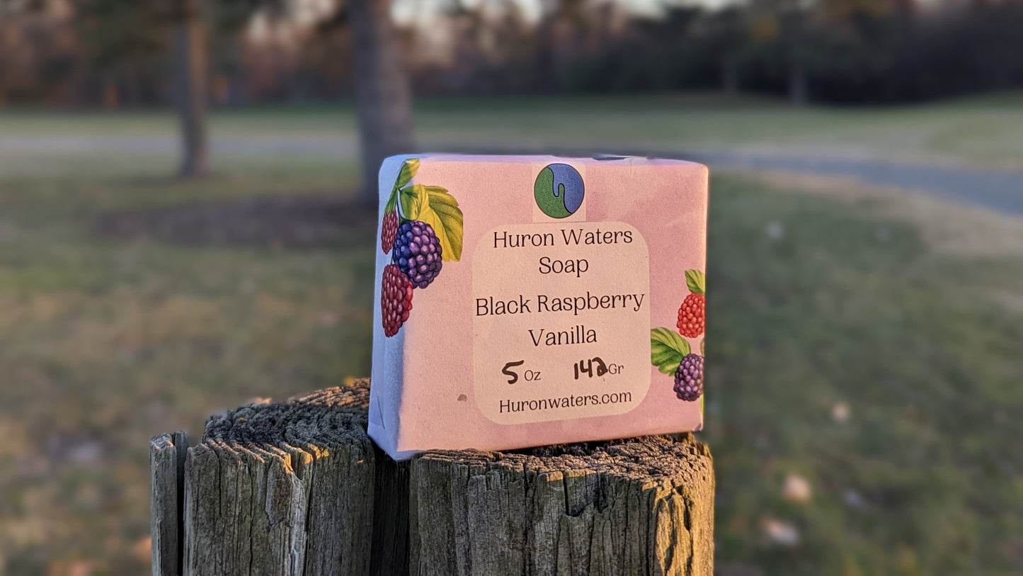 Black Raspberry Vanilla Bar Soap