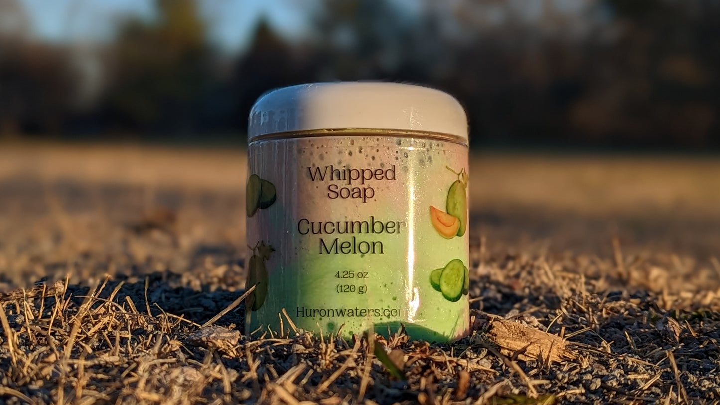 Cucumber Melon Whipped Soap (4.25oz)