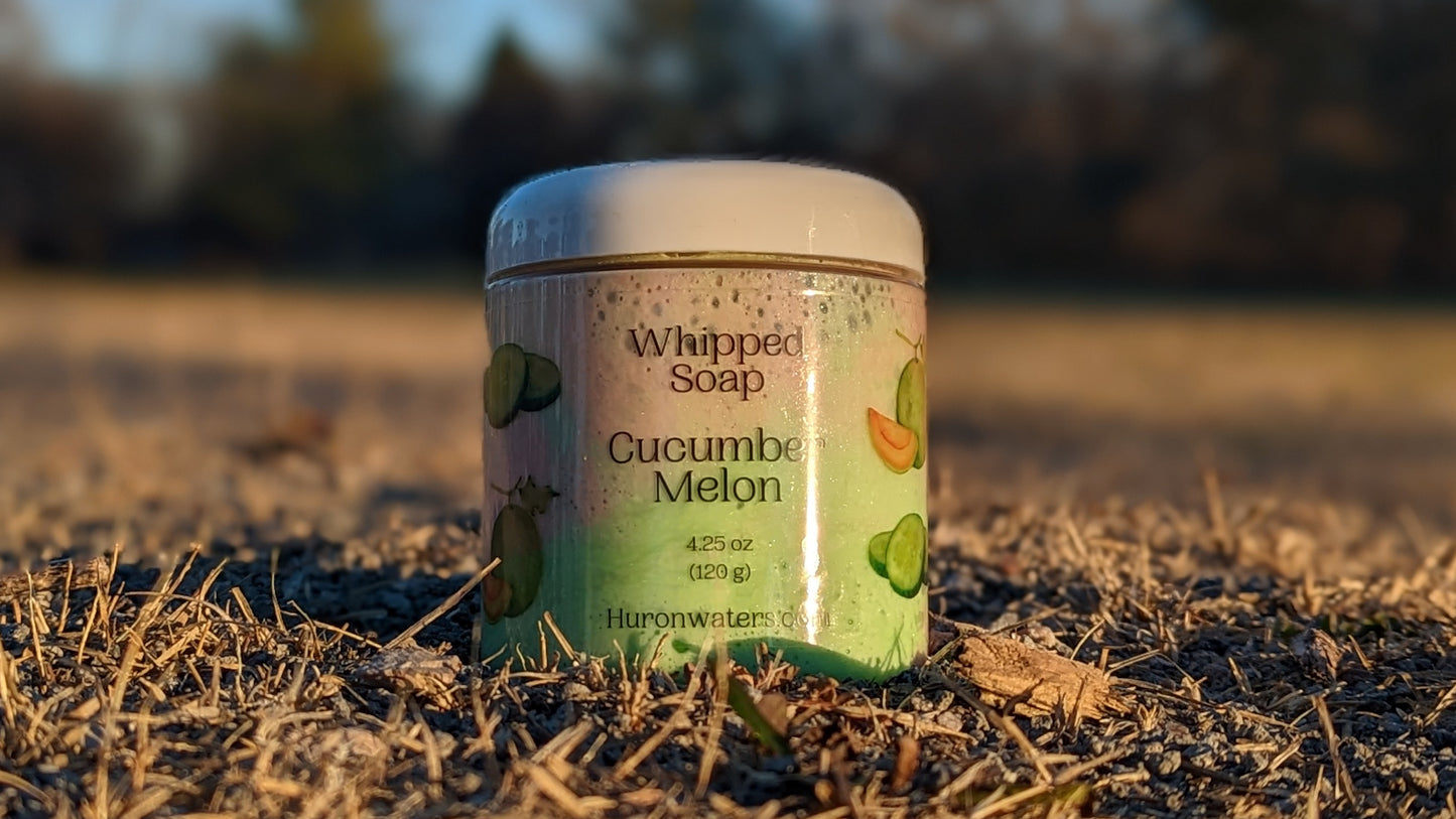 Cucumber Melon Whipped Soap (4.25oz)