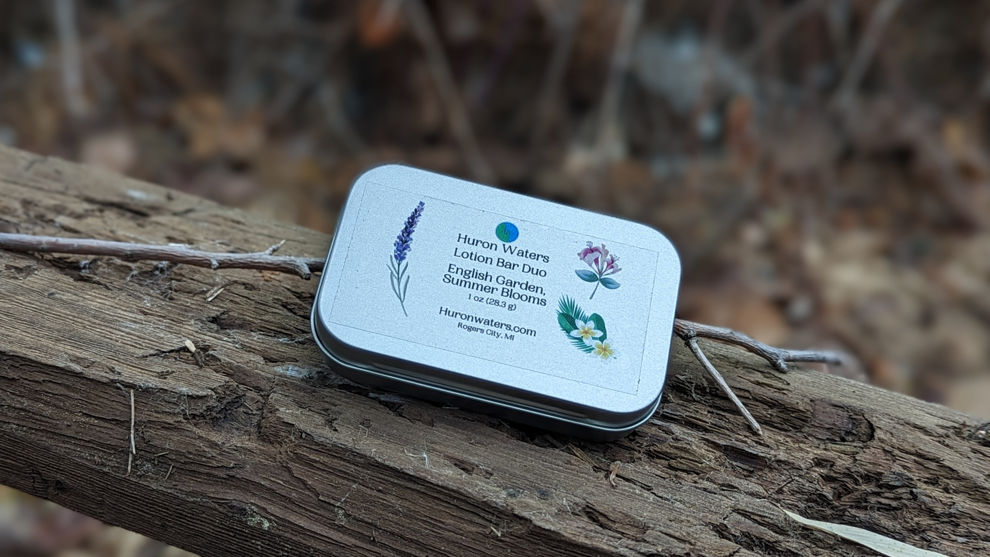 Duo (English Garden / Summer Blooms) Lotion Bar