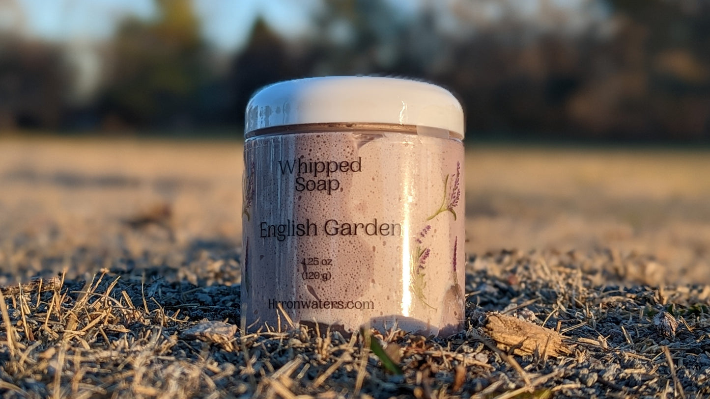 English Garden Whipped Soap (4.25oz)