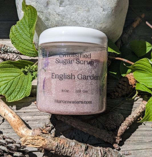 English Garden Emulsified Sugar Scrub (8oz)