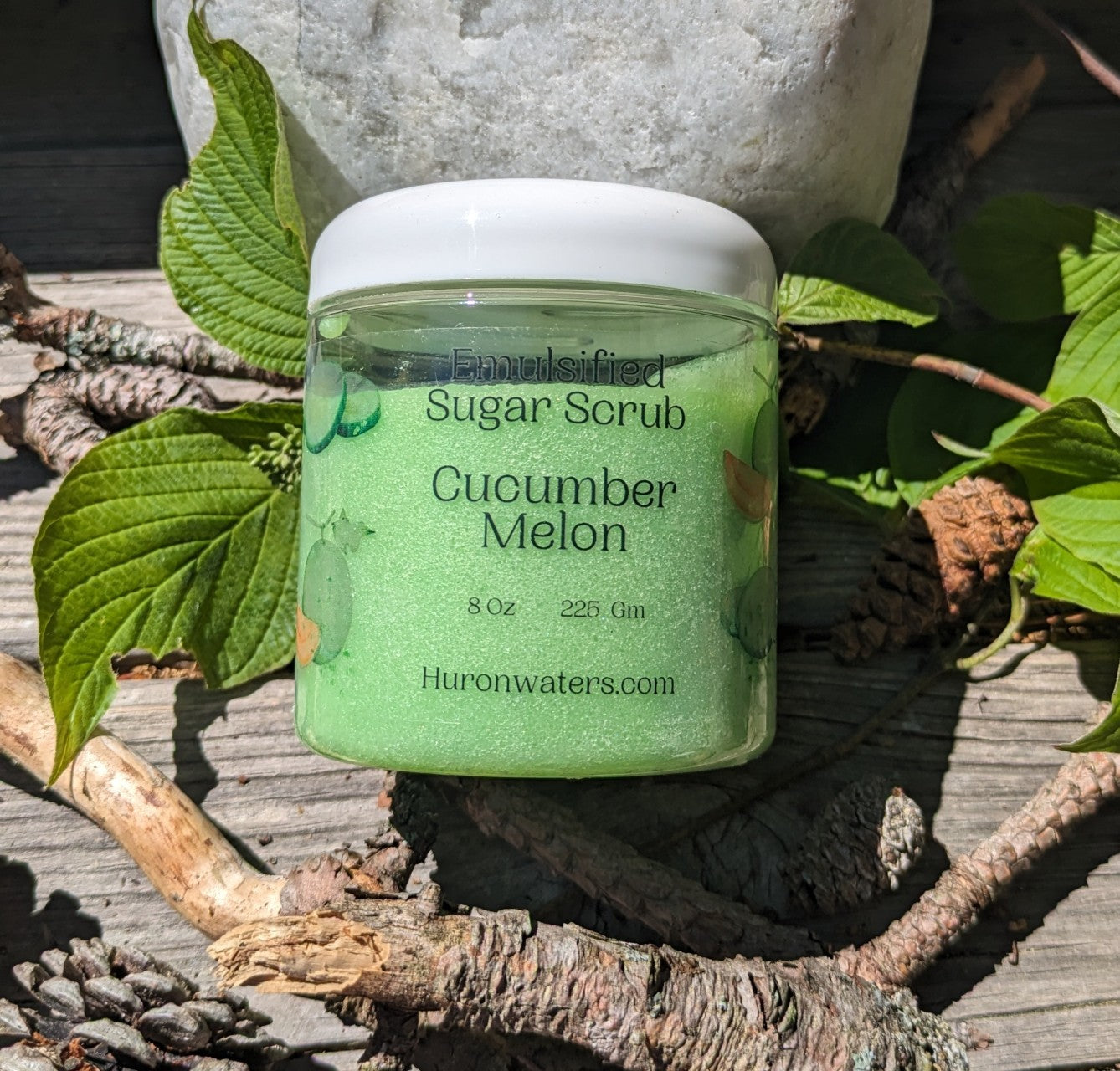 Cucumber Melon Emulsified Sugar Scrub (8oz)