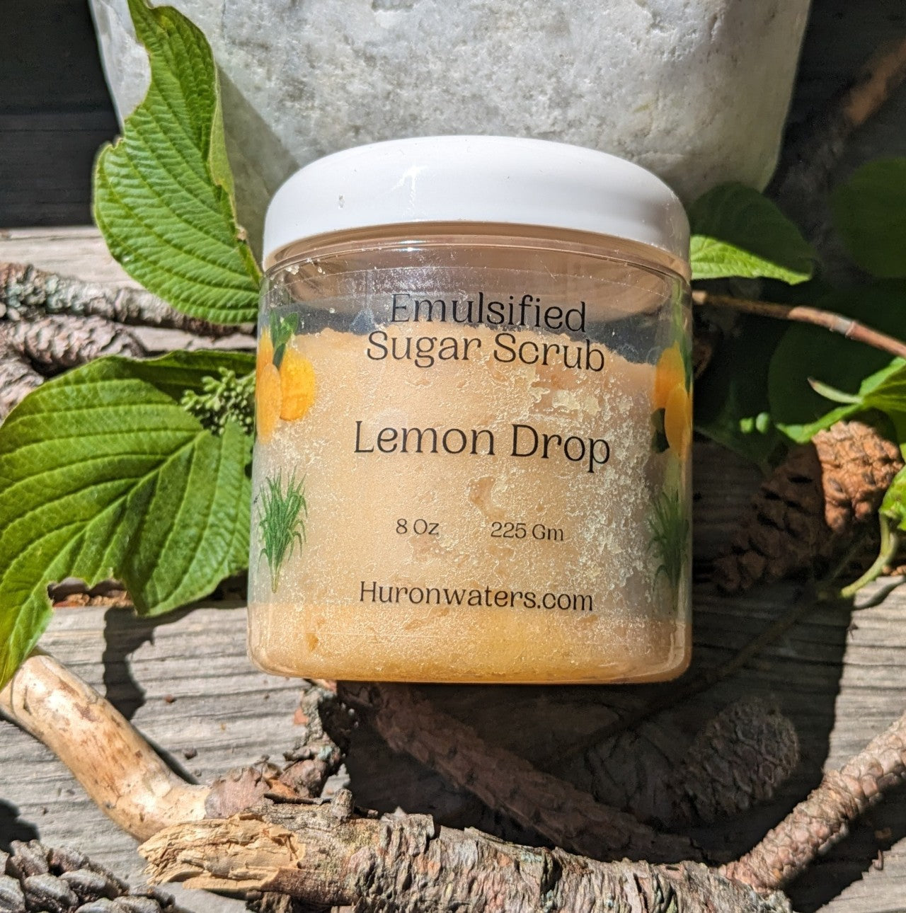 Lemon Drop Emulsified Sugar Scrub (8oz)