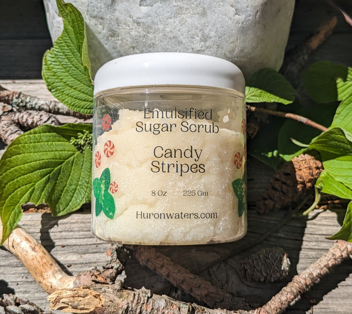 Candy Stripes Emulsified Sugar Scrub (8oz)