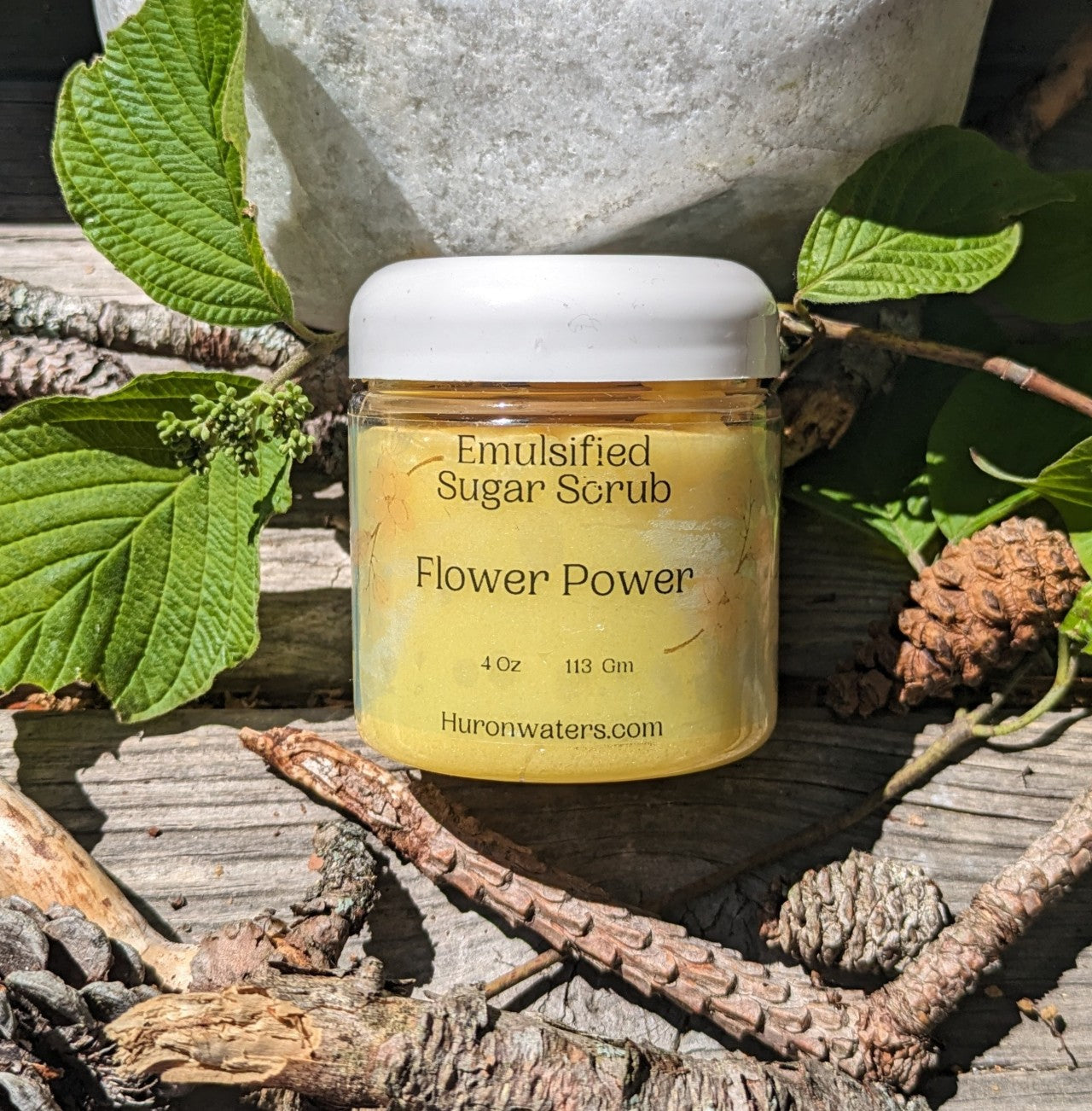 Flower Power Emulsified Sugar Scrub 4oz