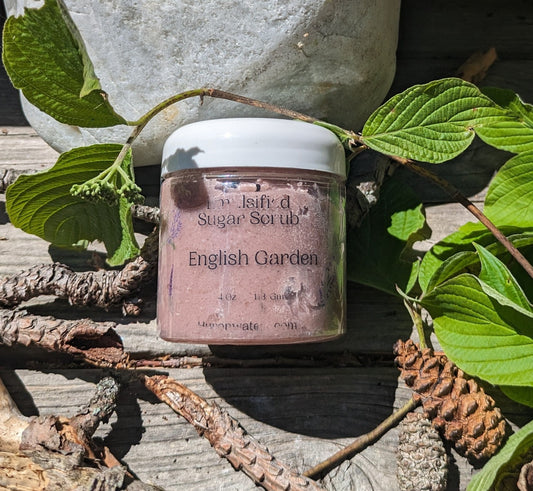 English Garden Emulsified Sugar Scrub (4oz)