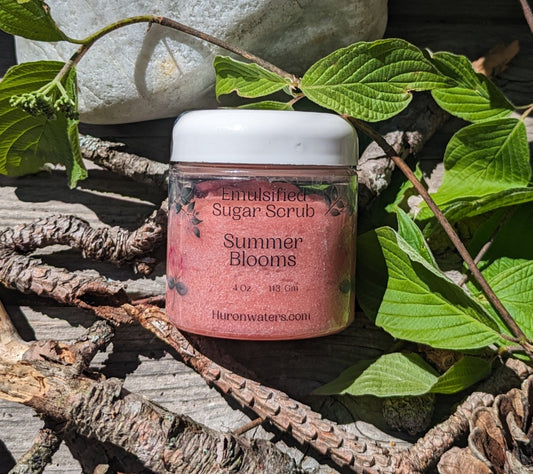 Summer Blooms Emulsified Sugar Scrub (4oz)