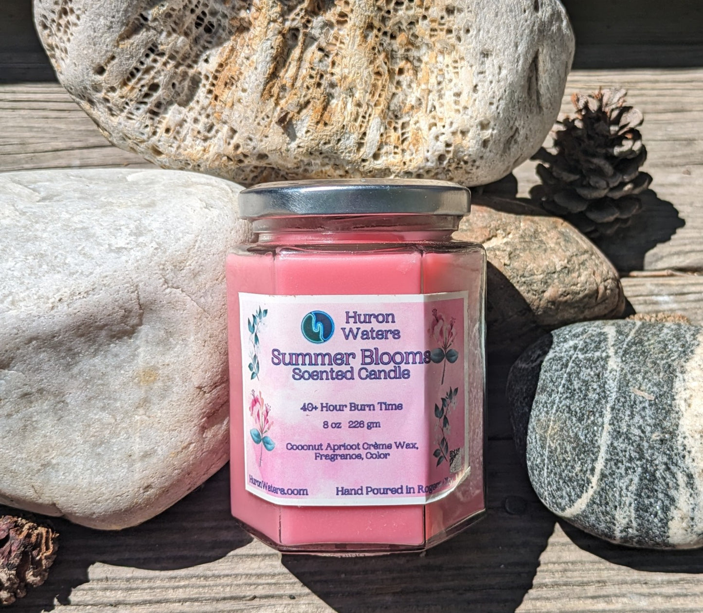 Summer Blooms Scented Candle (8oz)