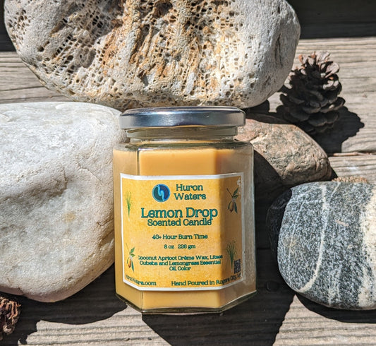 Lemon Drop Scented Candle (8oz)