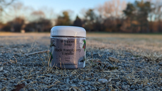 Black Raspberry Vanilla Whipped Soap (2.25oz)